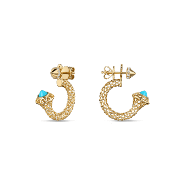Ladon Earrings- in yellow gold