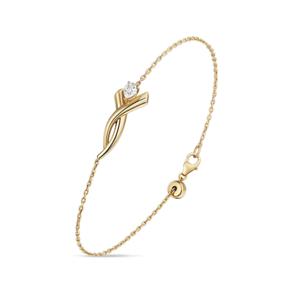 Intersect Bracelet- in yellow gold