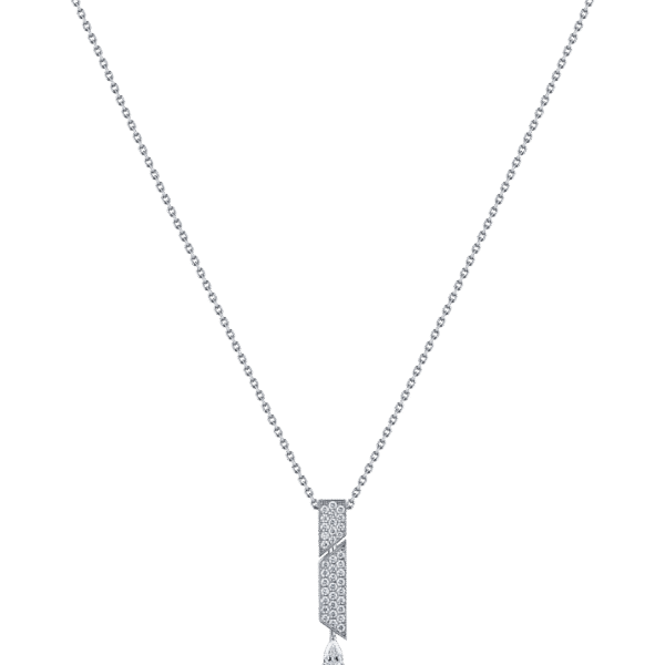 MUSE Pendant- in white gold